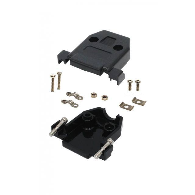 MHCCOV-15-SC-BK MH Connectors  Capots de connecteurs D-Sub en forme de D
